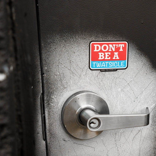 Don't Be A Twatsicle Decal - One Revolver Surfboards