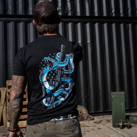 Subdued US Flag SBR Men's T-Shirt - One Revolver Surfboards