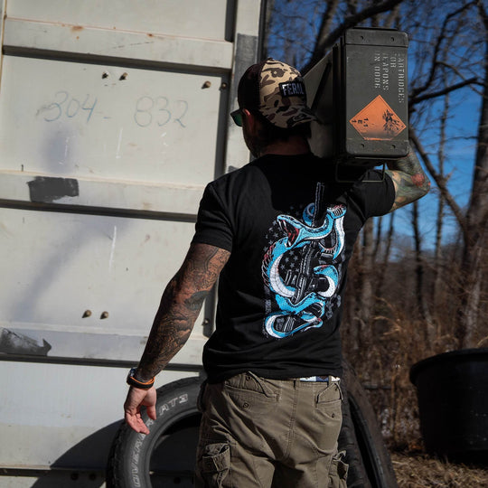 Subdued US Flag SBR Men's T-Shirt - One Revolver Surfboards