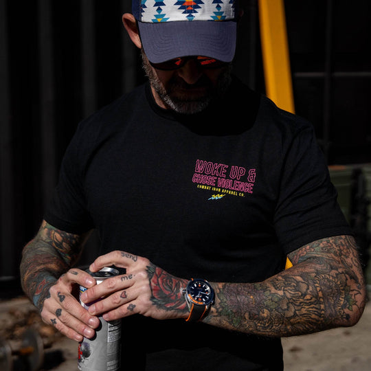 Woke Up & Chose Violence Men's T-Shirt - One Revolver Surfboards