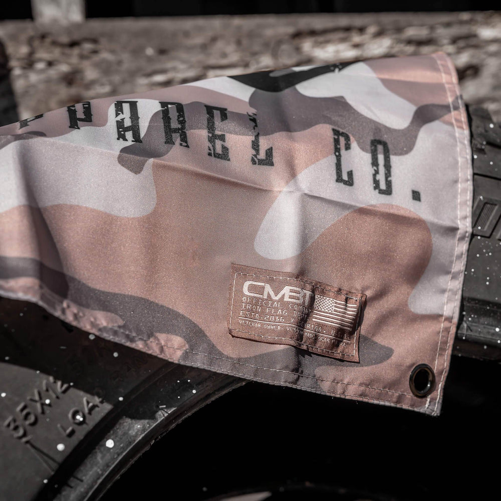 Violence Is Often The Answer 3'x3' Camo Flag - One Revolver Surfboards