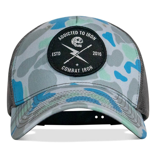 Addicted To Iron Patch Snapback Hat - One Revolver Surfboards