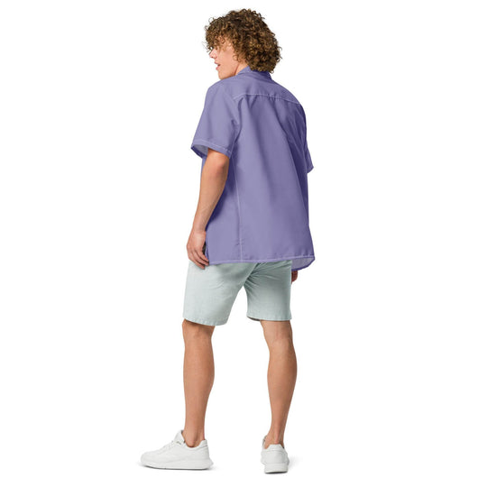 Labelless Urchin Purple Button Down Camp Shirt - One Revolver Surfboards