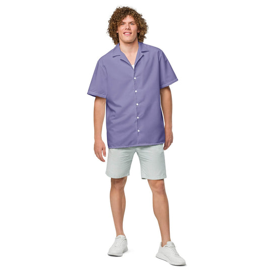 Labelless Urchin Purple Button Down Camp Shirt - One Revolver Surfboards