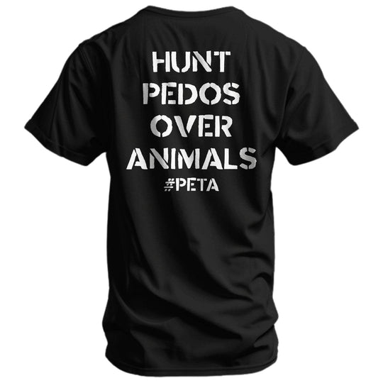 Hunt Pedos Over Animals Men's T-Shirt - One Revolver Surfboards