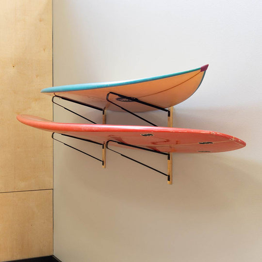 Avon Surfboard Wall Rack | 2 Levels - One Revolver Surfboards
