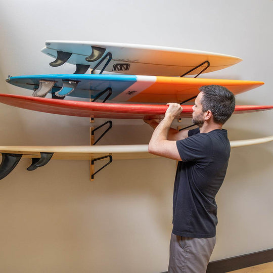 Avon Surfboard Wall Rack | 4 Levels - One Revolver Surfboards