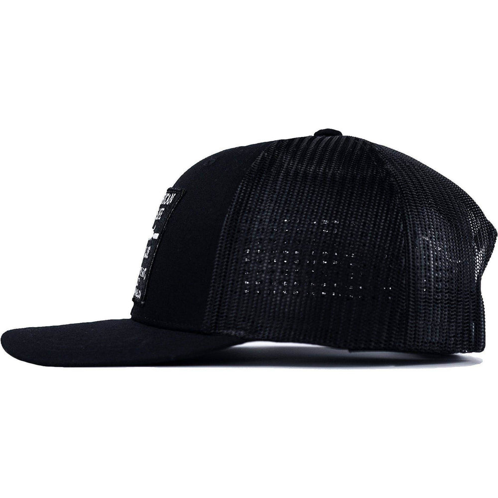 American Way Of Life 5.56 Black Patch Edition Mid-Profile Mesh Snapback - One Revolver Surfboards