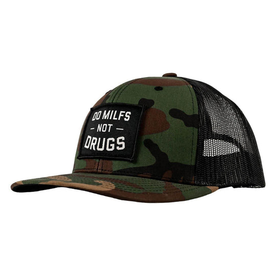 Do Milfs. Not Drugs. Patch Snapback HAT - One Revolver Surfboards