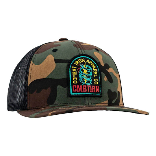 NEON DEFENDER PATCH SNAPBACK HAT - One Revolver Surfboards