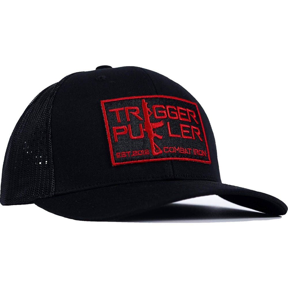 Trigger Puller Red Patch Mid-Profile Mesh Snapback Hat - One Revolver Surfboards