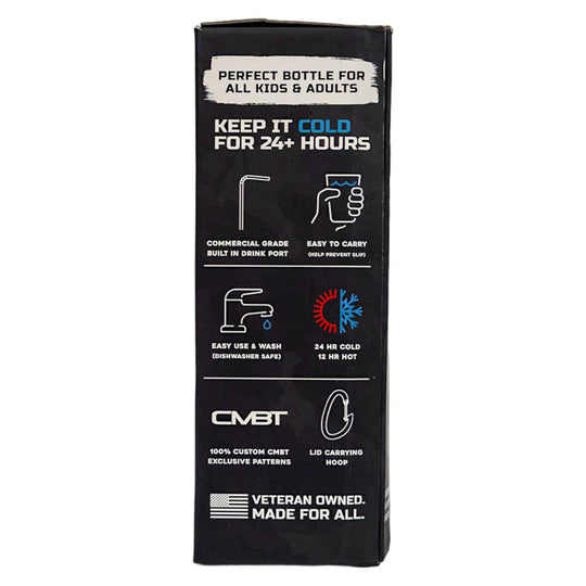 32oz Metal Hydration Bottle V2 | 24hr Insulated + Drink Port - One Revolver Surfboards