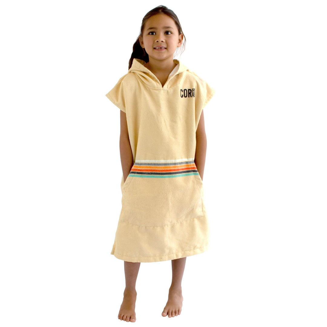 Retro Sand Changing Towel Poncho - Kids (Small) - One Revolver Surfboards