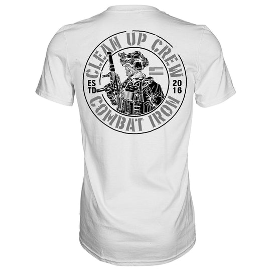 Clean up Crew Operator Skull Men's T-Shirt - One Revolver Surfboards