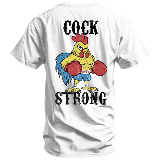 Boxing Chicken C*ck Strong Men's T-Shirt - One Revolver Surfboards
