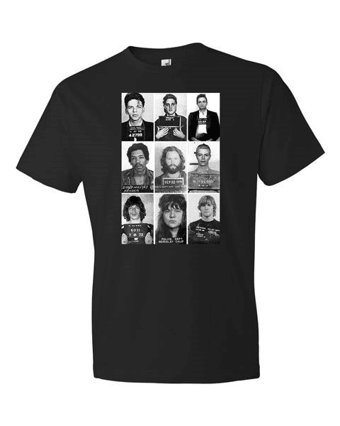 Mugshot Collage T-Shirt - One Revolver Surfboards