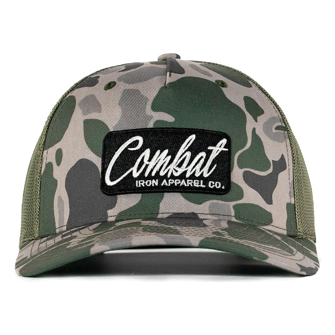 Combat Script Patch Mid-Profile Mesh Snapback Hat - One Revolver Surfboards