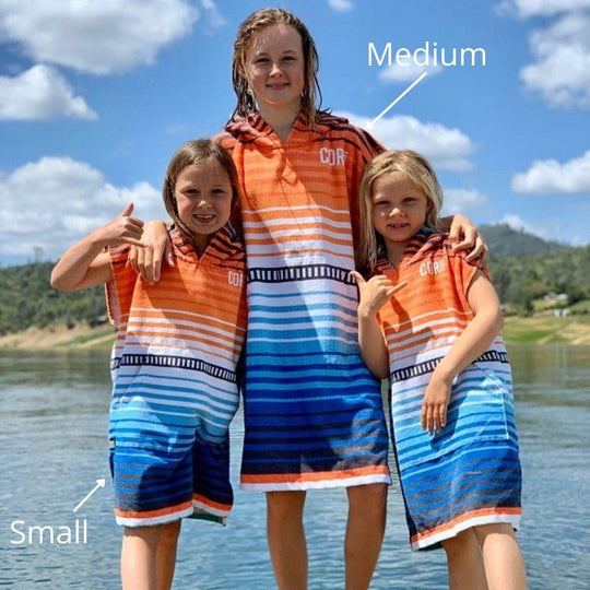 Kids Changing Towel Poncho - Sarape - One Revolver Surfboards