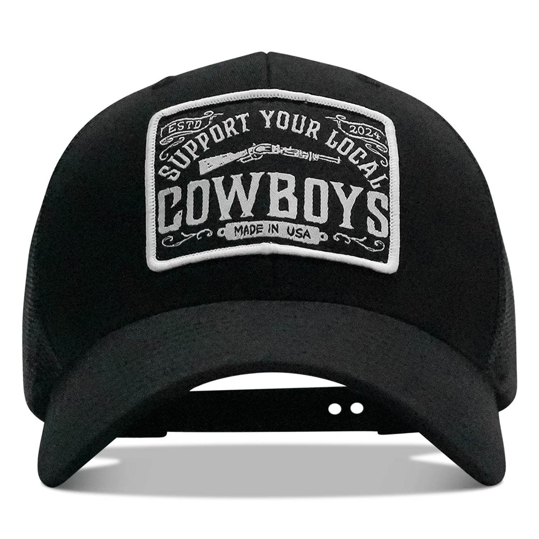 Support Your Local Cowboys Patch Snapback Hat - One Revolver Surfboards