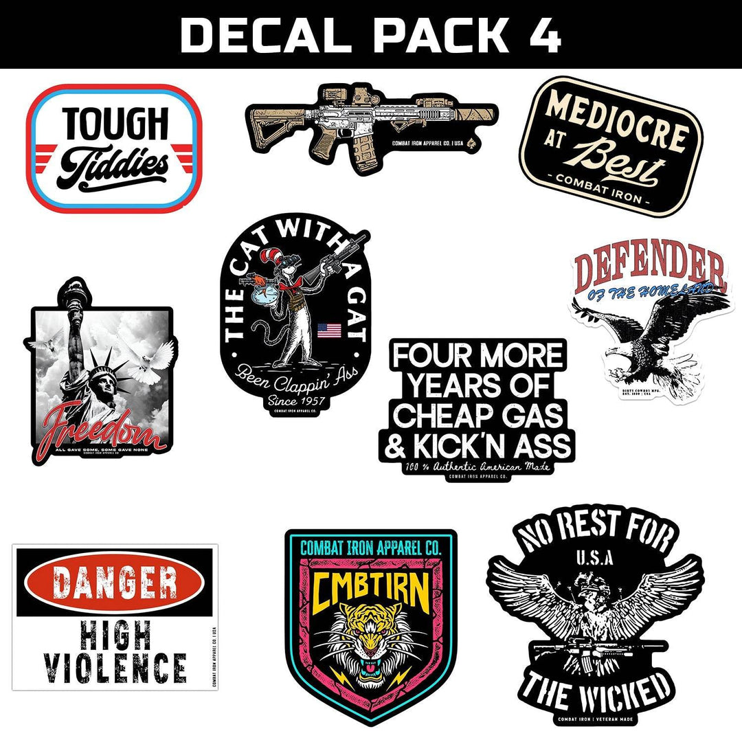 Sticker Decal Pack V4 - One Revolver Surfboards