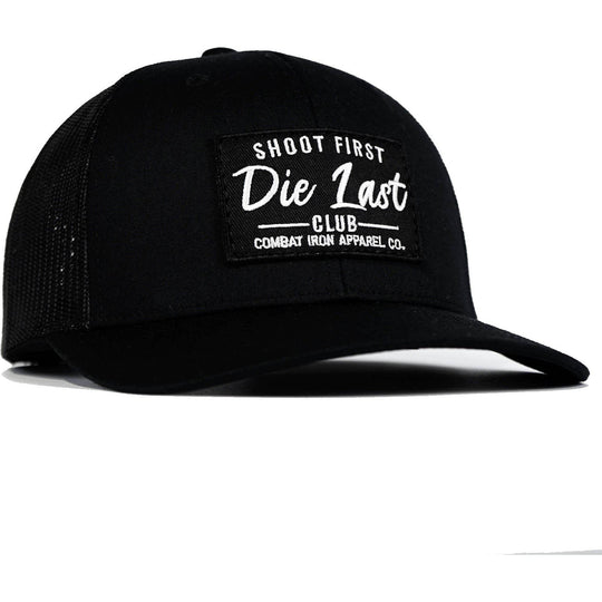 Shoot First. Die Last. Club Patch Snapback - One Revolver Surfboards