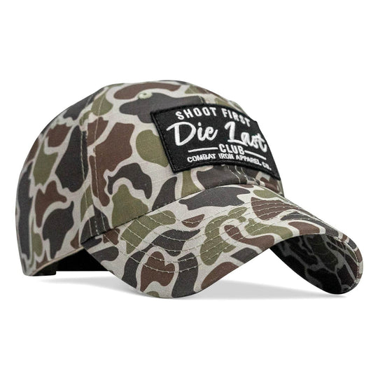 Shoot First. Die Last. Club Patch Low Profile Ripstop Flex Hat - One Revolver Surfboards