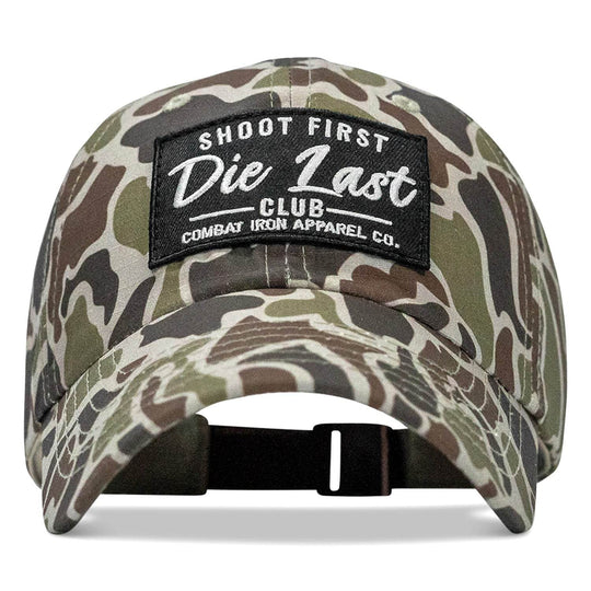 Shoot First. Die Last. Club Patch Low Profile Ripstop Flex Hat - One Revolver Surfboards