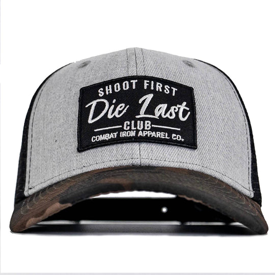 Shoot First. Die Last. Club Patch Snapback - One Revolver Surfboards