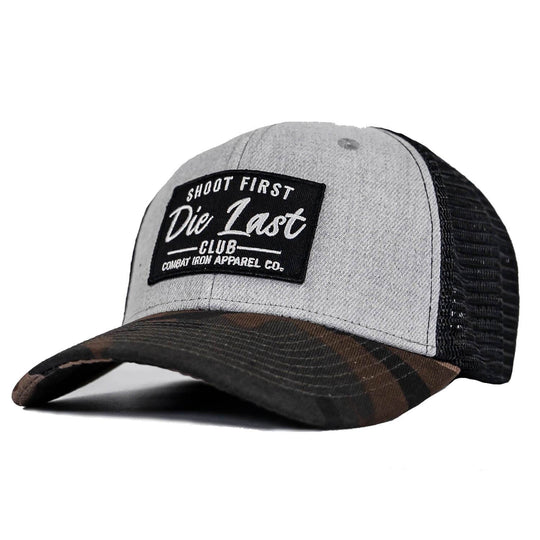 Shoot First. Die Last. Club Patch Snapback - One Revolver Surfboards