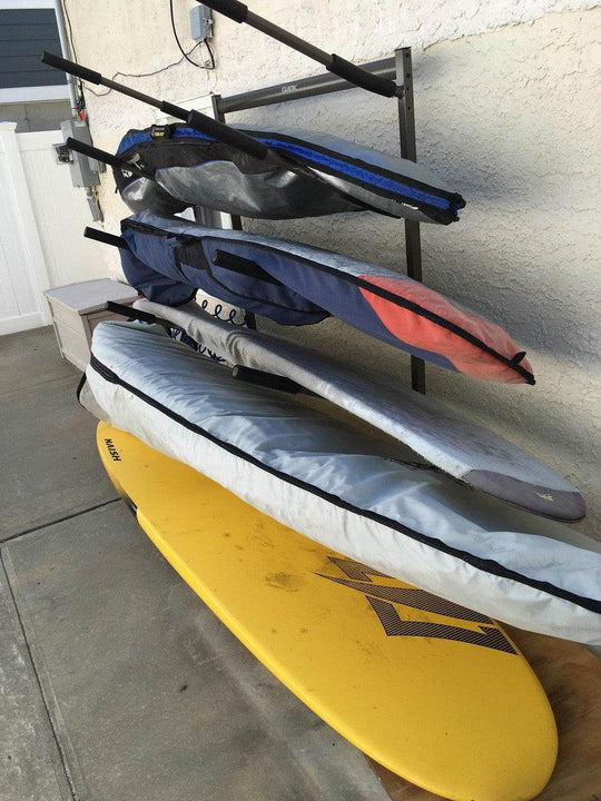 Indoor-Outdoor Freestanding Surf Rack | Holds 5 Surfboards - One Revolver Surfboards