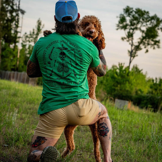 Hoist the Black Flag Skull & Bones Men's T-Shirt - One Revolver Surfboards