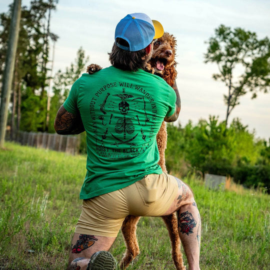 Hoist the Black Flag Skull & Bones Men's T-Shirt - One Revolver Surfboards