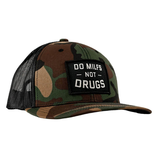 Do Milfs. Not Drugs. Patch Snapback HAT - One Revolver Surfboards