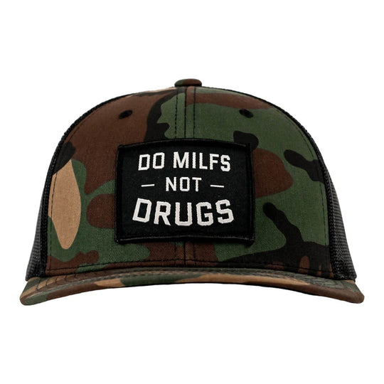 Do Milfs. Not Drugs. Patch Snapback HAT - One Revolver Surfboards