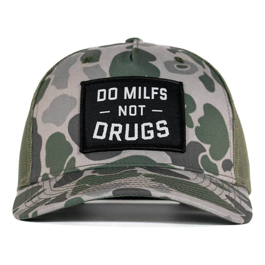 Do Milfs. Not Drugs. Patch Snapback HAT - One Revolver Surfboards