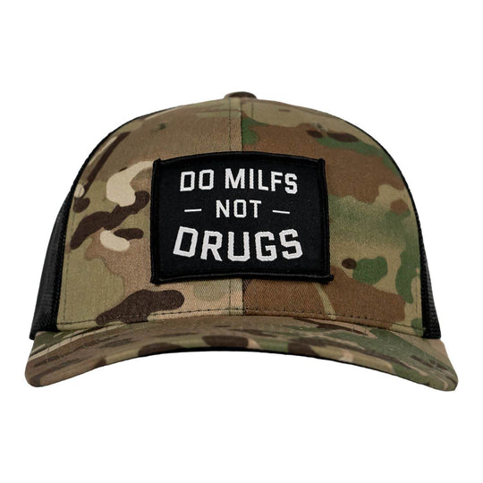 Do Milfs. Not Drugs. Patch Snapback HAT - One Revolver Surfboards