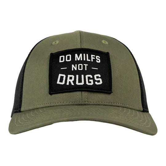 Do Milfs. Not Drugs. Patch Snapback HAT - One Revolver Surfboards