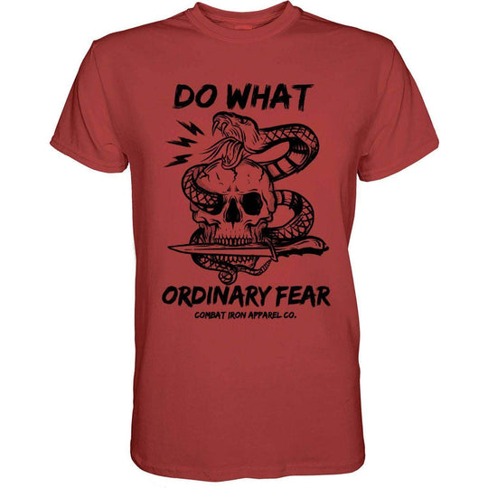 DO WHAT ORDINARY FEAR Snake & Skull Men's T-shirt - One Revolver Surfboards