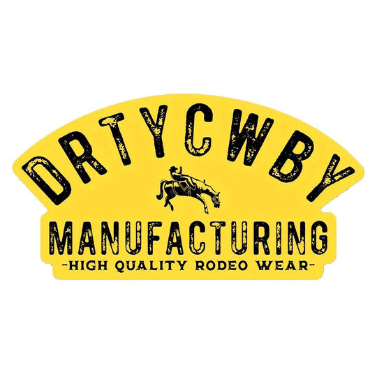 Original DRTYCWBY Manufacturing Decal Sticker - One Revolver Surfboards
