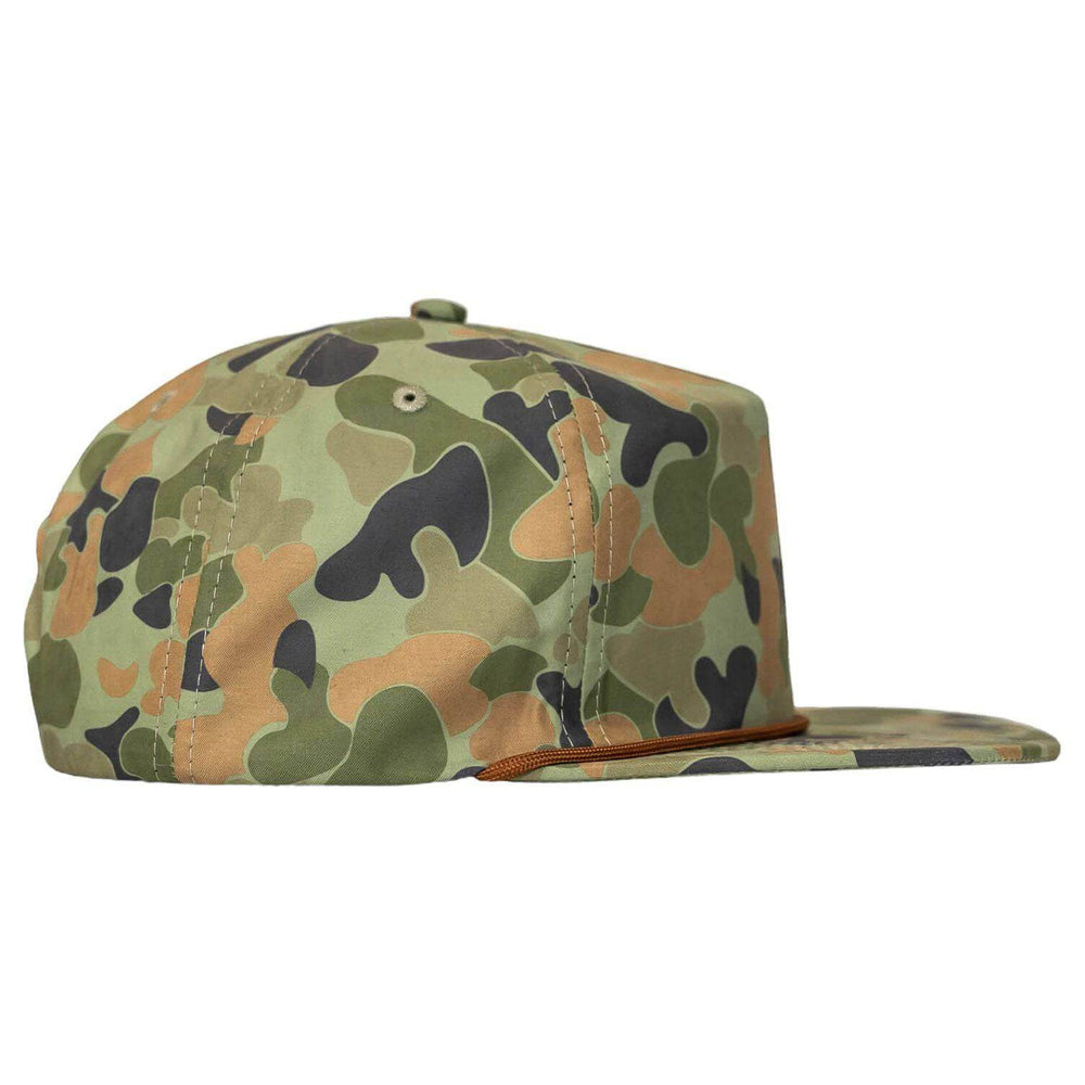 Crushable Rope Snapback Hat | Duck Camo - One Revolver Surfboards