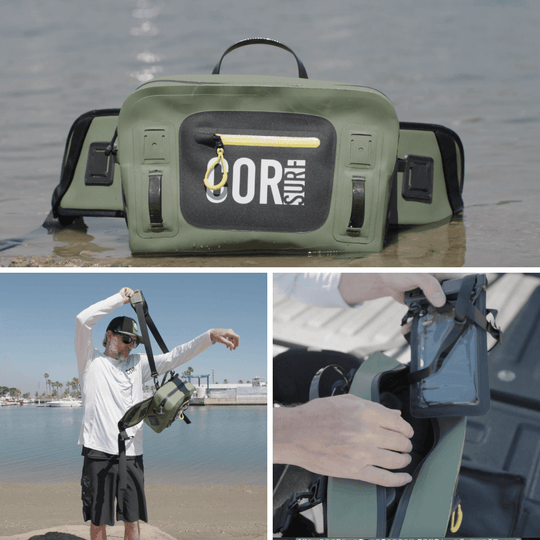 Molokai Waterproof Lumbar Pack - 8L (Free IPX8 Cell Phone Case) - One Revolver Surfboards