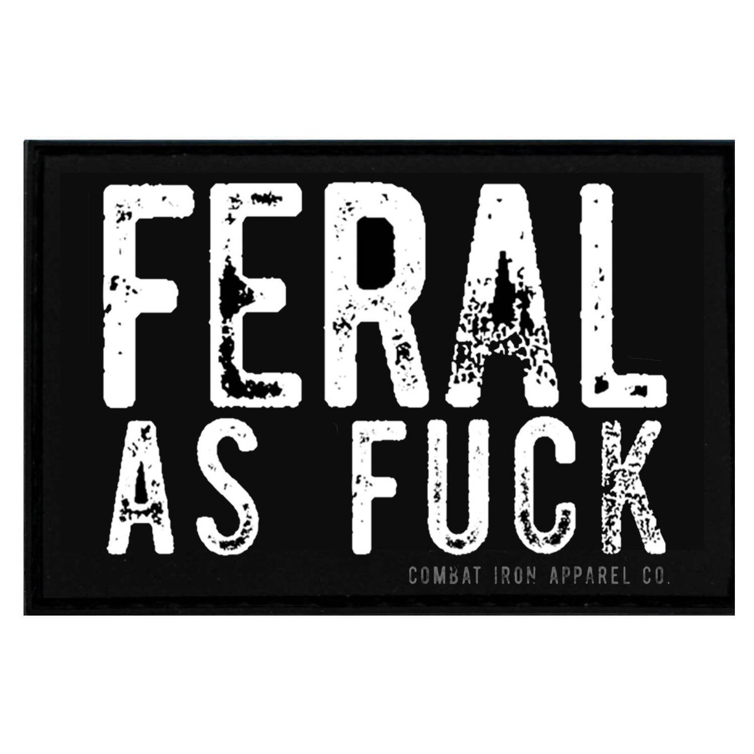 Feral As Fuck PVC Patch - One Revolver Surfboards
