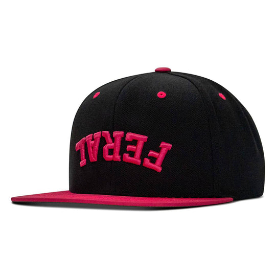 Feral Arched 3D Flatbill SnapBack Hat - One Revolver Surfboards