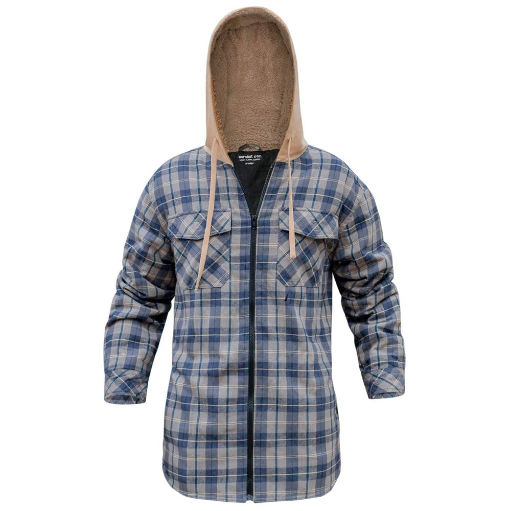 Frontier Zip Flannel with hood - One Revolver Surfboards