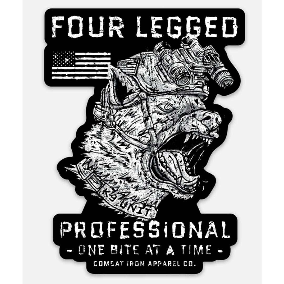 K9 Professional | One Bite At A Time Decal - One Revolver Surfboards