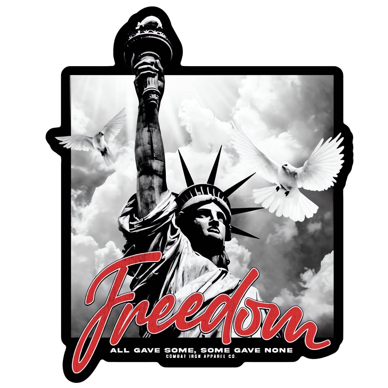 Statue of Liberty FREEDOM Decal Sticker - One Revolver Surfboards