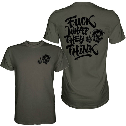 Fuck What They Think Skull Men's T-Shirt - One Revolver Surfboards