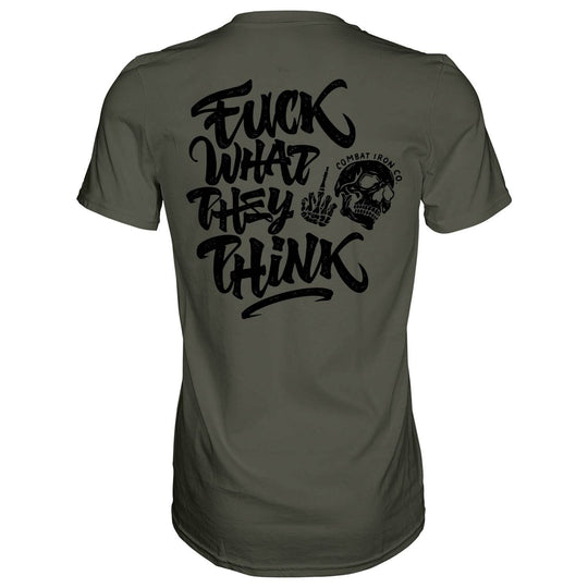 Fuck What They Think Skull Men's T-Shirt - One Revolver Surfboards