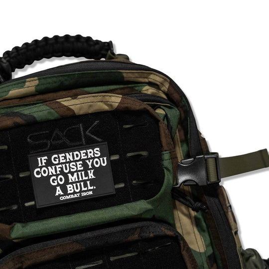 If Genders Confuse You, Go Milk a Bull PVC Patch - One Revolver Surfboards