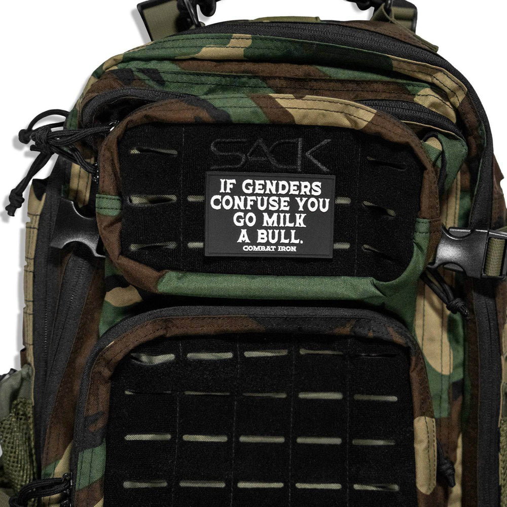 If Genders Confuse You, Go Milk a Bull PVC Patch - One Revolver Surfboards